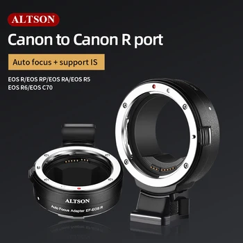 ALTSON EF-EOS R EF RF Adapter obiektywu Autofokus Pełna klatka dla Canon EOS EF Obiektyw do Canon R Mocowanie aparatu EOS R RP R3 R5 R6