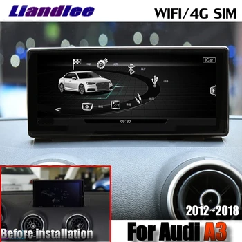 Liandlee Samochodowy Odtwarzacz Multimedialny NAVI Do Audi A3 S3 RS3 8 W 2012 ~ 2018 MMI Oryginalna Samochodowa Łódź Radio Stereo GPS Ekran Nawigacja