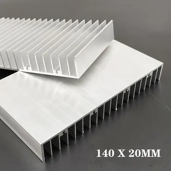 140X20 mm profil aluminiowy Radiator Radioodtwarzacz Lampy led, urządzenia elektroniczne, odprowadzanie ciepła i chłodzenie
