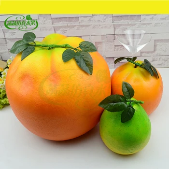 Duży pomarańczowy przewymiarowane styropian pomarańczowy duży owocowy rekwizyty dekoracji