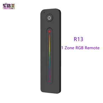 R13 Ultra-cienki ekran Dotykowy Rf Pilot zdalnego sterowania V3 RGB/CCT/Z przyciemnianiem 3-kanałowy LED Rf Sterownik DC12-24V Do Jednokolorowy Dwukolorowej taśmy RGB