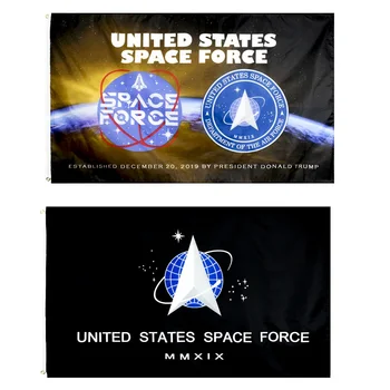 Flaga Kosmicznych Sił USA, Flaga USA, Sprzedaż Hurtowa, Wysokiej jakości Powietrza Banner USA, 3x5 metrów, do Wewnątrz i na Zewnątrz Latającego Podwieszane Adware Wystrój