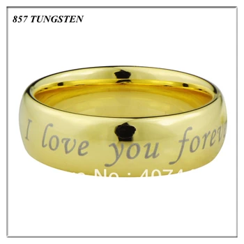 Przycisk pierścień YGK o szerokości 8 mm w kolorze Złotym, купольное pierścień z napisem 
