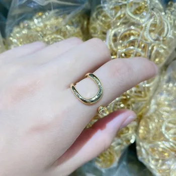 Obrączki Ślubne Z Stali Nierdzewnej Dla Kobiet Regulowany Pierścionek Vintage, Pierścień Korea Moda Biżuteria 2022 Biżuteria Akcesoria