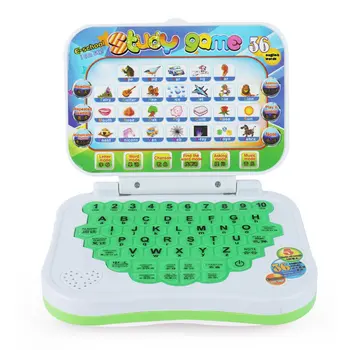 językowa gra maszyna mini-komputer z Wymowy Alfabetu, szkoleniowe i edukacyjne zabawki dla notebooków, kolorowe