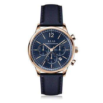Kwarcowy zegarek męskie wodoodporny zegarek dorywczo mody zegarki męskie popularne marki KLAS