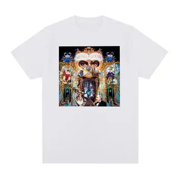 Michael Jackson Vintage Pop Niebezpieczna t-shirt Modny Hip-Hop Ulicy Harajuku Bawełniana Męska koszulka Nowa Koszulka Damskie Topy